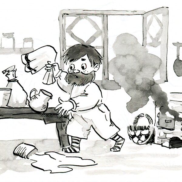 Spilled sugar and milk, wet firewood and all sorts of mishaps