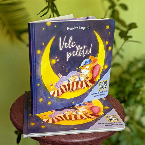 Photo of the printed book. Cardboard covers