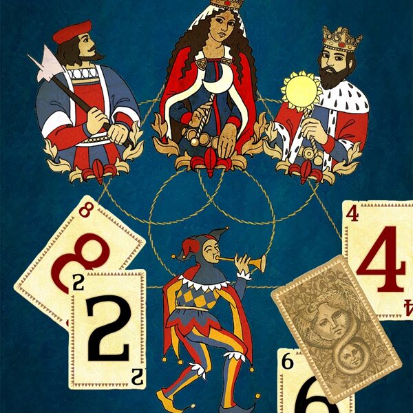 Kāršu spēles ilustrācijas