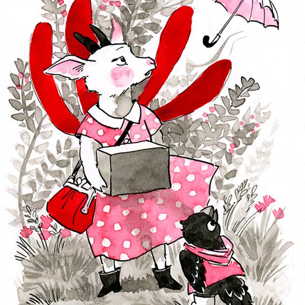 Bija lietains un vējains, bet visi steidzās savās gaitās, pat lietussargs