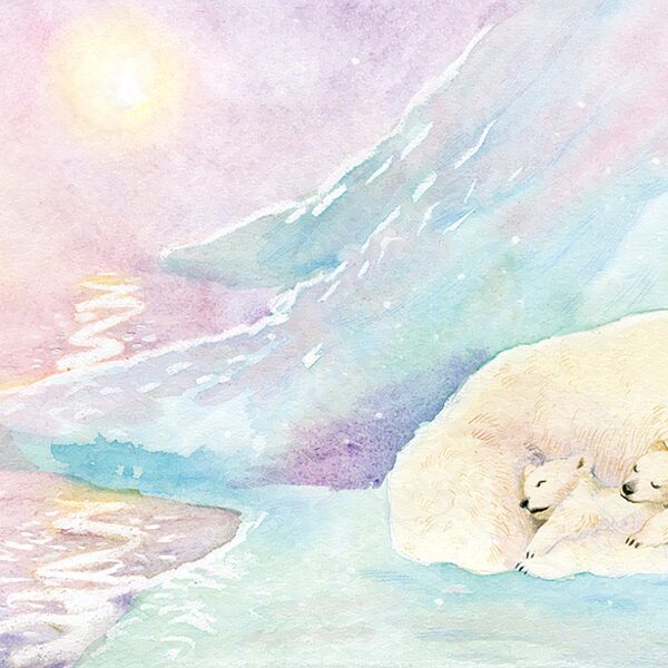 Lācene atpūšas ar lācēniem