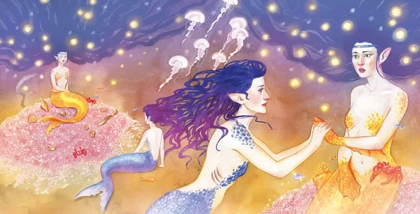 Mermaid and the goddess Sedna