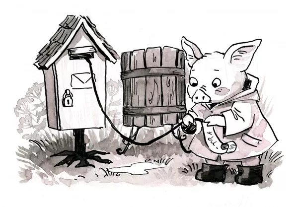 Something curious is hanging from the mailbox