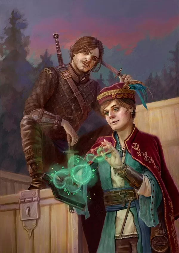 Witcher and a mage